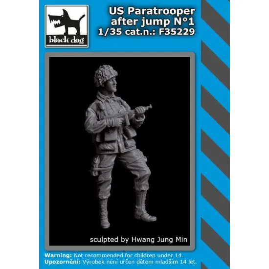 Black Dog F35229 1/35 US paratrooper after jump #1
