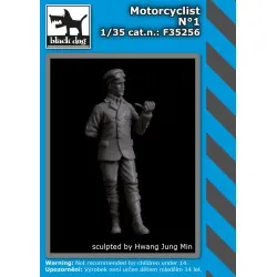 Black Dog F35256 1/35 Motorcyclist #1