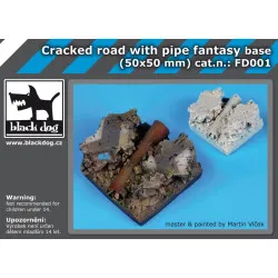 Black Dog FD001 Cracked road with pipe base fantasy base