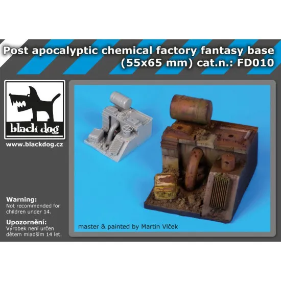 Black Dog FD010 Post apocalyptic chemical factory fantasy base