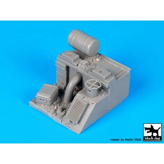 Black Dog FD010 Post apocalyptic chemical factory fantasy base