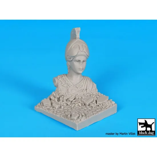 Black Dog FD016 Destroyed statue base