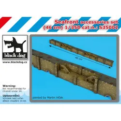 Black Dog S350002 1/350 Seafront accessories set