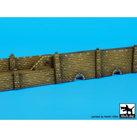 Black Dog S350002 1/350 Seafront accessories set