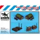Black Dog S35006 1/350 Houses big accessories set