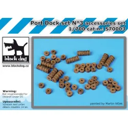 Black Dog S700003 1/700 Port dock set #3
