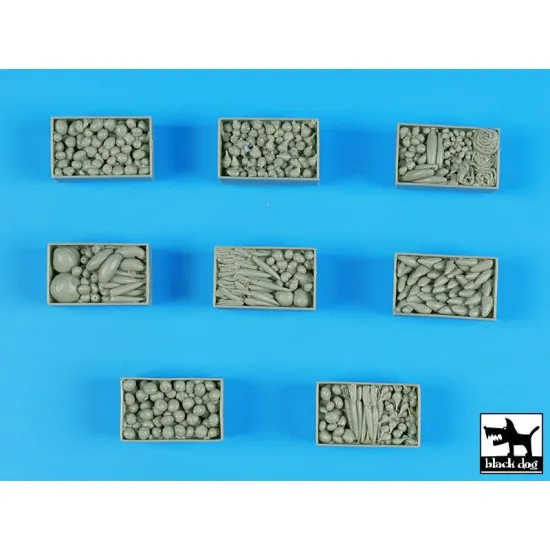 Black Dog T16002 1/16 Food supplies accessories set