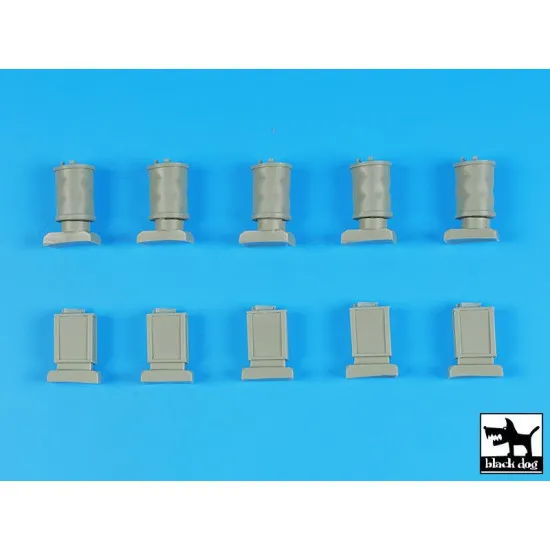Black Dog T16003 1/16 Oil canister accessories set