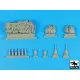 Black Dog T16006 1/16 US Jeep rear accessories set