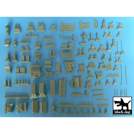 Black Dog T35001 1/35 M1126 Stryker (ICV) interior AFV Club 35126 PE resin parts