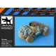 Black Dog T35003 1/35 Sd.Kfz. 222 & 223 accessories set for Tamiya 12 parts