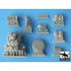 Black Dog T35003 1/35 Sd.Kfz. 222 & 223 accessories set for Tamiya 12 parts