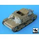 Black Dog T35004 1/35 Semovente M40-75/18 accessories set for Tamiya 17 parts