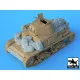 Black Dog T35005 1/35 Carro armato accessories set for Tamiya 18 resin parts