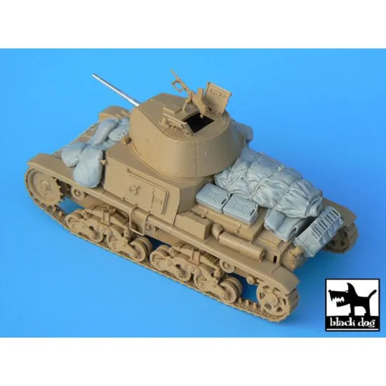 Black Dog T35005 1/35 Carro armato accessories set for Tamiya 18 resin parts