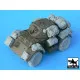 Black Dog T35006 1/35 Staghound Big accessories set for Bronco kit, 23 resin parts