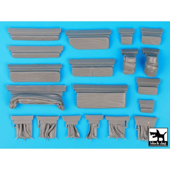 Black Dog T35073 1/35 Sd.Kfz 7 accessories set for Trumpeter