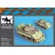 Black Dog T35081 1/35 Sherman 75mm Normandy accessories set for Dragon