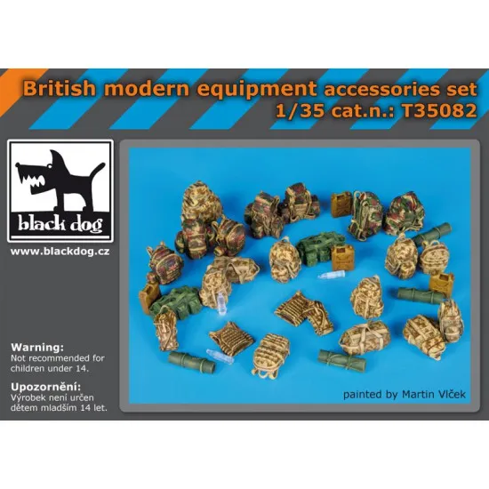 Black Dog T35082 1/35 British modern equipment accessories set