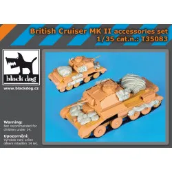 Black Dog T35083 1/35 British Cruiser Mk Ii accessories set for Bronco models