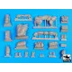 Black Dog T35088 1/35 British Bishop accessories set for Bronco models