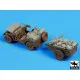 Black Dog T35097 1/35 Us Jeep airborne before drop accessories set for Bronco