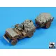 Black Dog T35098 1/35 Us Jeep airborne after drop accessories set for Bronco