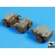 Black Dog T35098 1/35 Us Jeep airborne after drop accessories set for Bronco