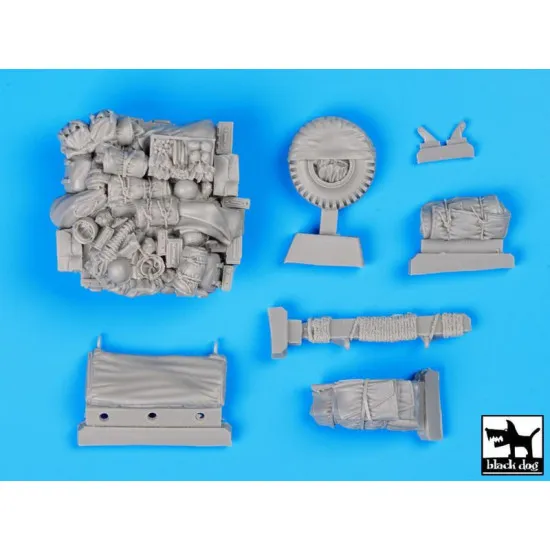 Black Dog T35100 1/35 Us Dodge airborne after drop accessories set for AFV