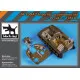 Black Dog T35101 1/35 M 109 A2 interior accessories set for AFV
