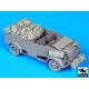 Black Dog T35105 1/35 Kfz. 70 MB 1500A accessories set for Mini Art