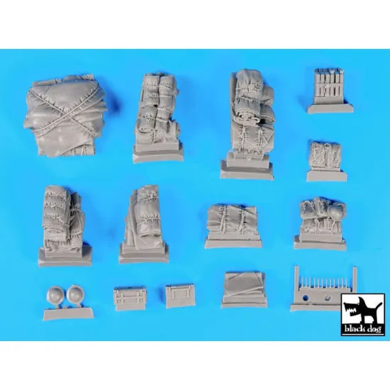 Black Dog T35108 1/35 AEC Mk II armoured car accessories set for Mini Art