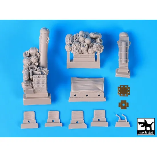 Black Dog T35110 1/35 British para Jeep before drop accessories set for Bronco