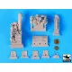 Black Dog T35110 1/35 British para Jeep before drop accessories set for Bronco