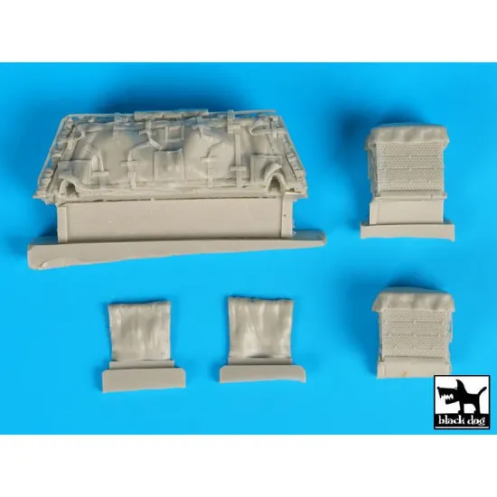 Black Dog T35128 1/35 Merkava IV basket accessories set for Hobby Boss