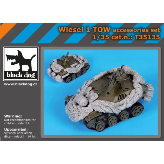 Black Dog T35135 1/35 Wiesel 1 Tow accessories set for AfV