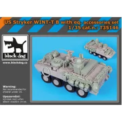 Black Dog T35146 1/35 US Stryker WINT-T B with equip.accessories set for Trumpeter