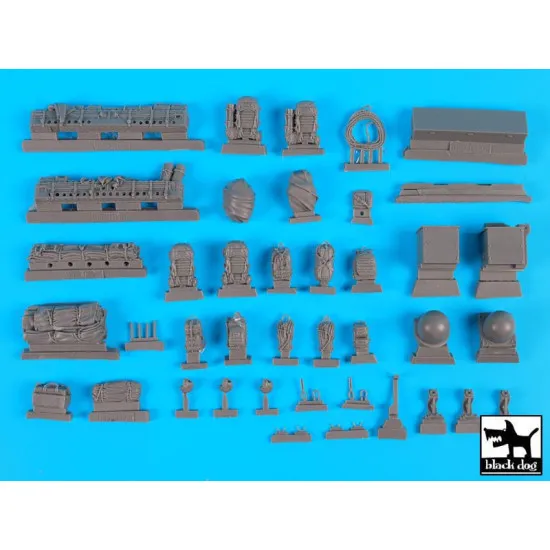 Black Dog T35148 1/35 US Stryker WINT-T C with equip.accessories set for Trumpeter
