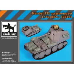 Black Dog T35161 1/35 Marder III accessories set for Dragon