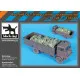 Black Dog T35166 1/35 Bedford QLT troop carrier accessories set for IBG Models