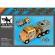 Black Dog T35168 1/35 M1070 Gun truck conversion set for Hobby Boss