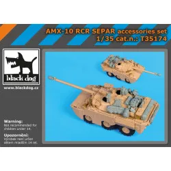 Black Dog T35174 1/35 AMX 10RCR Separ accessories set for Tiger-Model