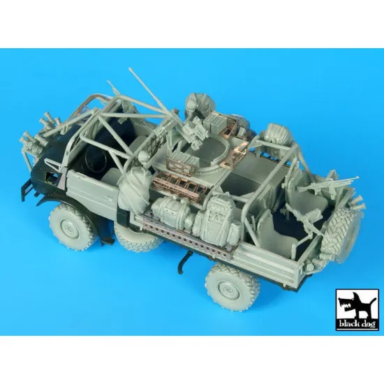 Black Dog T35182 1/35 Unimog Belgian special forces accessories set for Revell