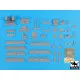 Black Dog T35190 1/35 Jeep Willys CJ2A Fire truck conversion set for Tamiya