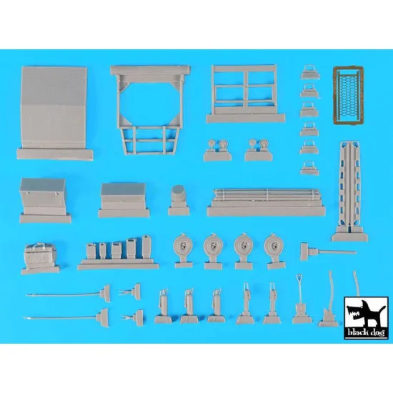 Black Dog T35199 1/35 M561 Gama Goat fire truck V1 conversion set for Tamiya