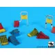Black Dog T35200 1/35 Wheel chocks accessories set