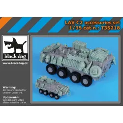 Black Dog T35218 1/35 LAV C 2 accessories set for Trumpeter