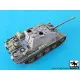 Black Dog T35230 1/35 Jagdpanther accessories set for Tamiya