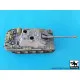 Black Dog T35230 1/35 Jagdpanther accessories set for Tamiya