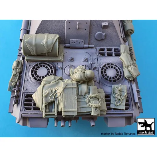 Black Dog T35230 1/35 Jagdpanther accessories set for Tamiya